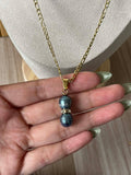 Malia Two Pearl Pendant Neckace